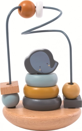 Motoriklabyrinth und Regenbogen-Steckpuzzle