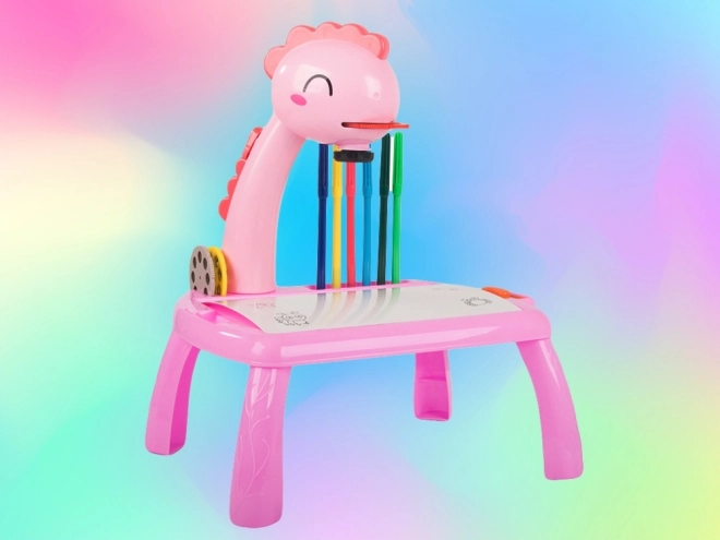 Projektor Tisch mit Zeichnen und Marker für Kinder
