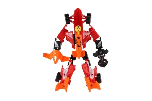 Transformer Auto/Roboter Rennformel aus Kunststoff 19cm