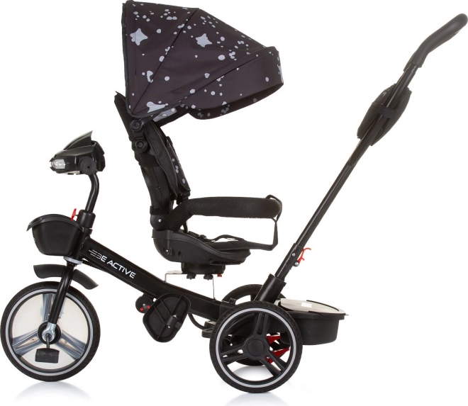 Chipolino Dreirad mit Verdeck Be Active 2-in-1 Obsidian