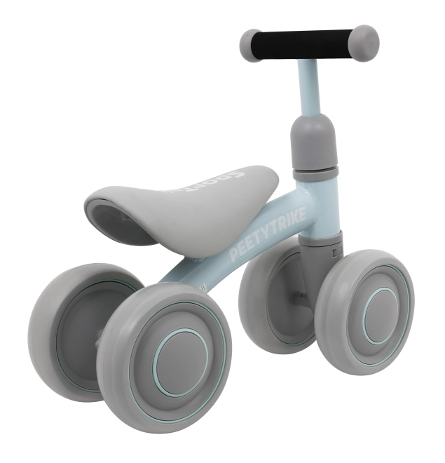 Lauflernrad PettyTrike Weiß 4-rädriger SporTrike Kinderfahrzeug – Blau