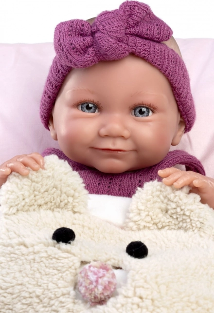 Realistische Babypuppe Llorens Mädchen - Ganzkörper Vinyl, 40 cm
