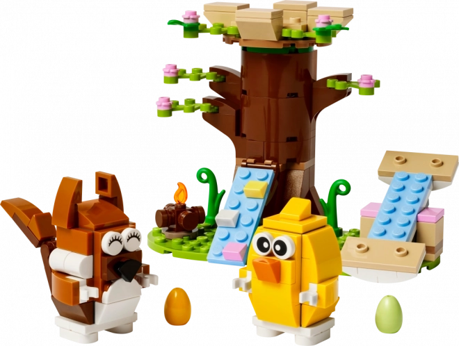 Lego Ikonisch Frühlingsspielplatz für Tiere