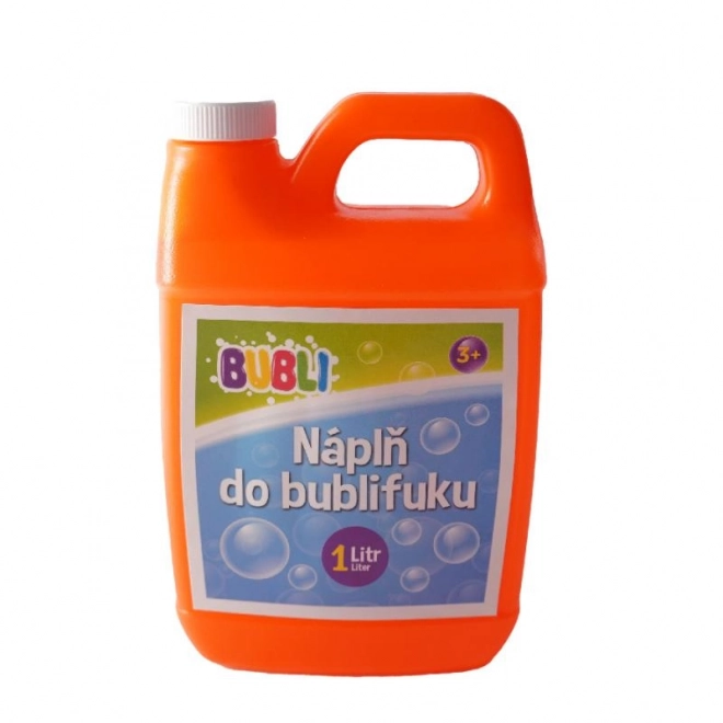 BUBLI Ersatzfüllung für Seifenblasen, 1L