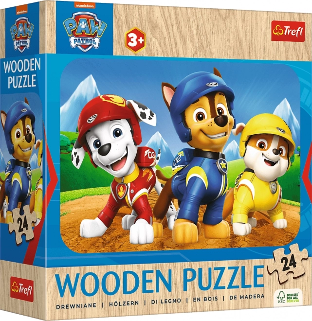 Holzpuzzle 24 Teile PAW Patrol