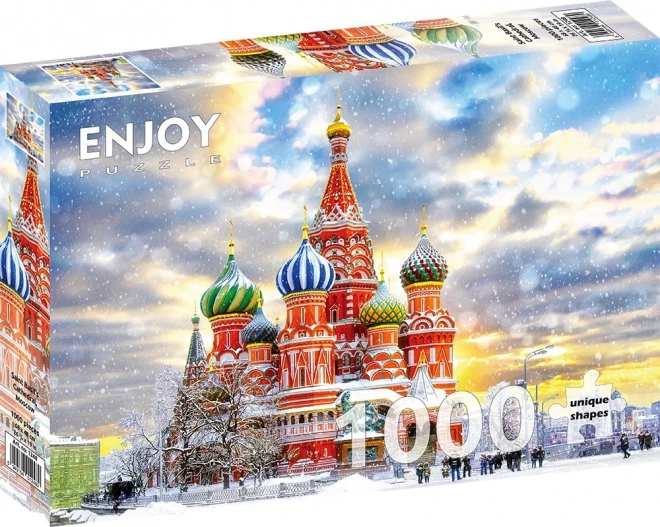 ENJOY Puzzle Basilius-Kathedrale Moskau 1000 Teile