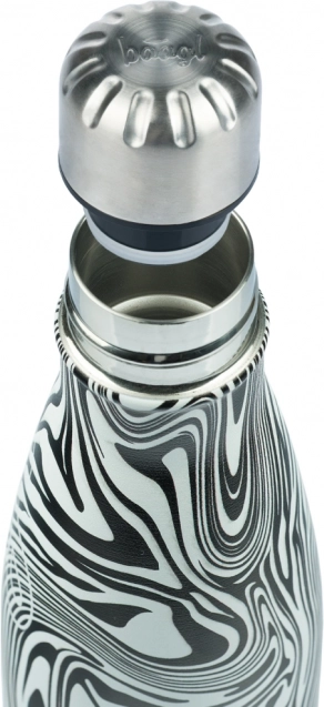 Baagl Thermosflasche mit Metallverschluss, 500 ml