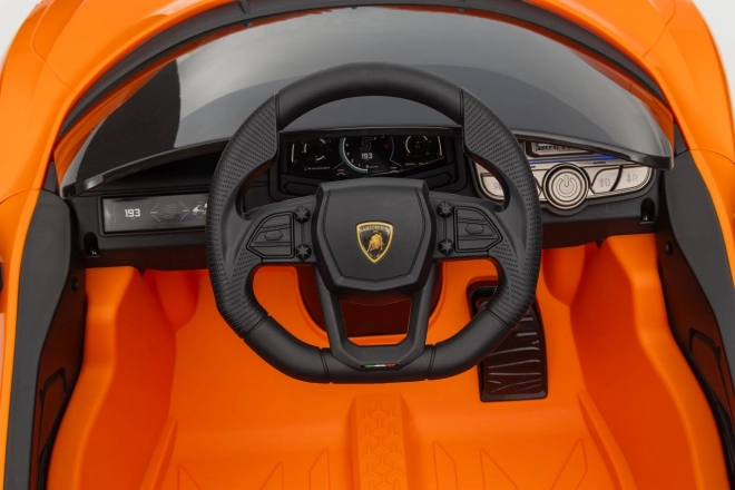Kinder Elektroauto Lamborghini Revuelto orange
