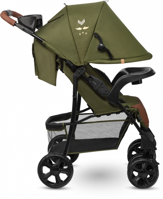 Lionelo Emma Plus Kinderwagen Grün – Waldgrün