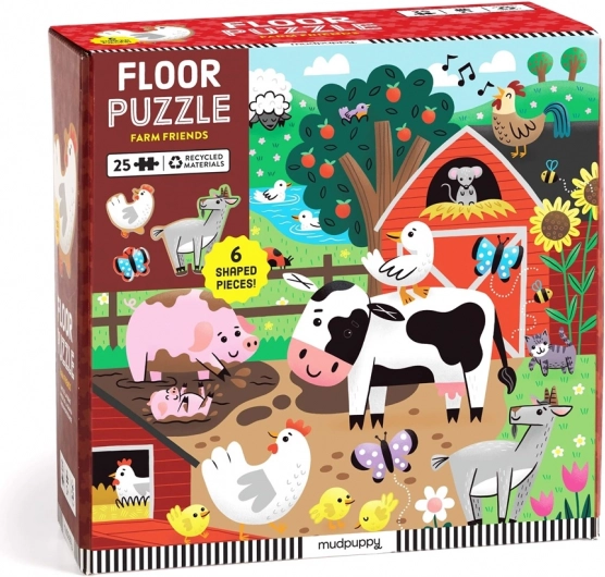 Mudpuppy Bodenpuzzle Freunde vom Bauernhof