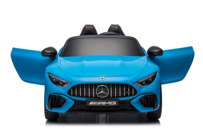 Elektrisches Kinderfahrzeug Mercedes AMG SL63 Blau Lackiert