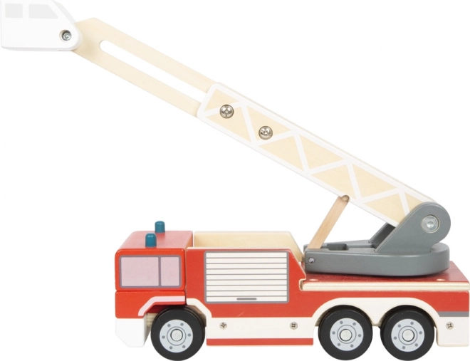 Feuerwehrauto mit drehbarer Leiter für Kinder