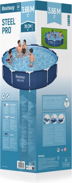 Runder Pool Bestway Steel Pro 366 x 76 cm