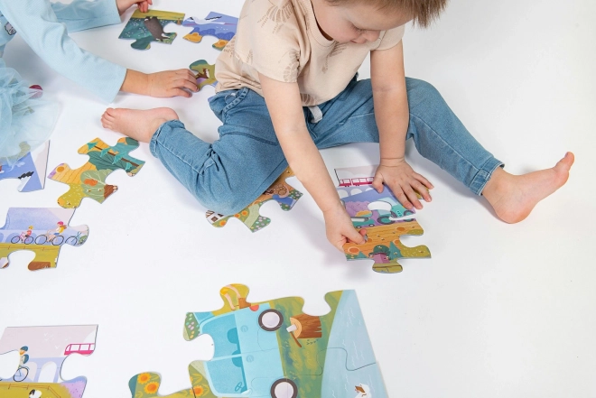 Riesenpuzzle Ausflug