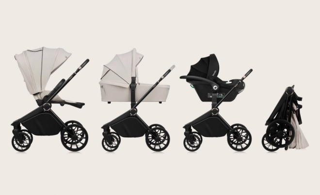 Lionelo kombinierter Kinderwagen Mika Plus 3v1 Beige