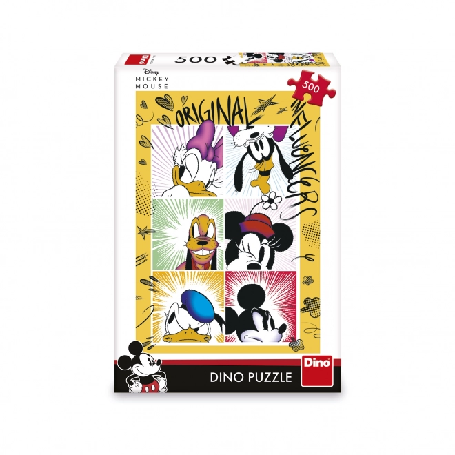 Dino Puzzle Mickeys Clique 500 Teile