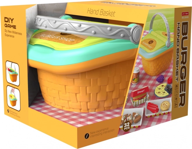 Piknik-Burger-Korb Spielset