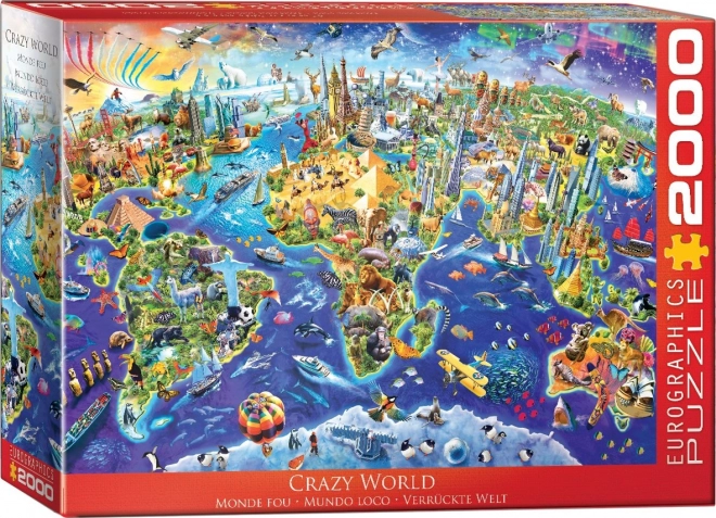 Puzzle Verrückte Welt 2000 Teile