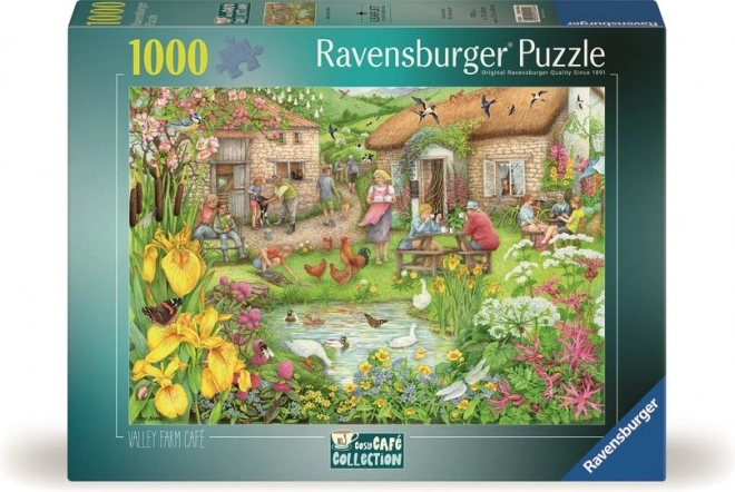 Ravensburger Puzzle Bauernhof-Café im Tal 1000 Teile