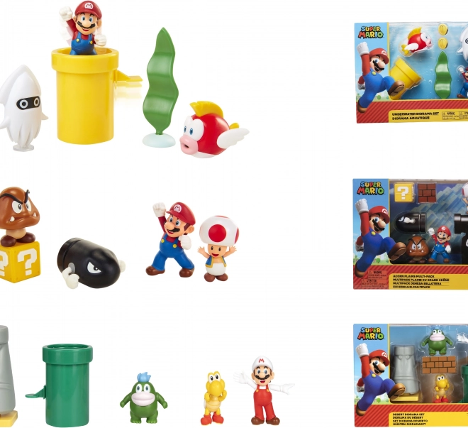 Super Mario Figuren Set 6 cm