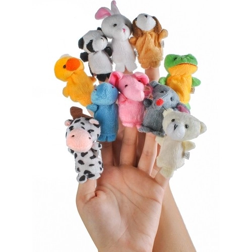 Fingerpuppen-Set Tiere