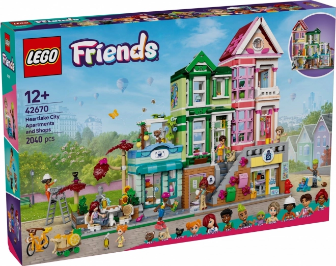 Lego Friends Herzseestadt Wohnungen und Geschäfte