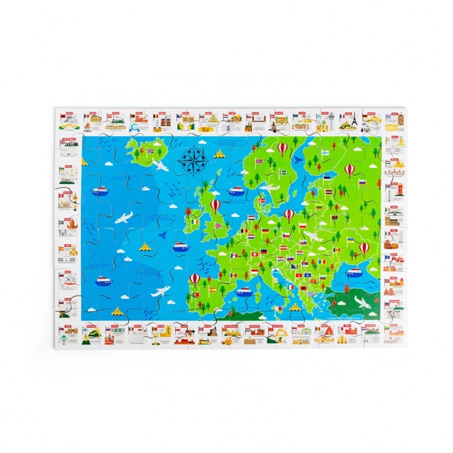 Bigjigs Toys Europa Sehenswürdigkeiten Puzzle