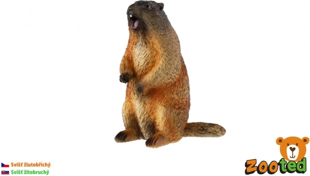 Gelbbauch-Murmeltier – realistische Kunststofffigur 8 cm
