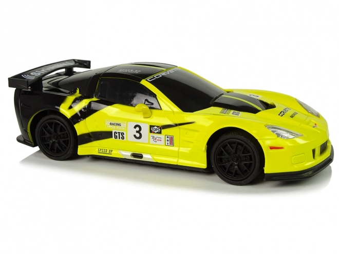 Zubehör Sportwagen R/C Modellauto Gelb CORVETTE C6.R