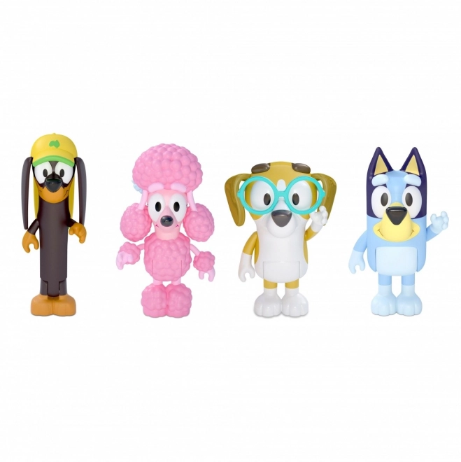 Bluey Spielfiguren 4er-Pack Freunde