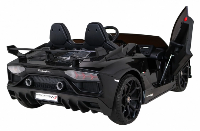 Lamborghini SVJ DRIFT pro 2 Kinder schwarz + Drift-Funktion + Fernbedienung + MP3 LED + langsamer Start