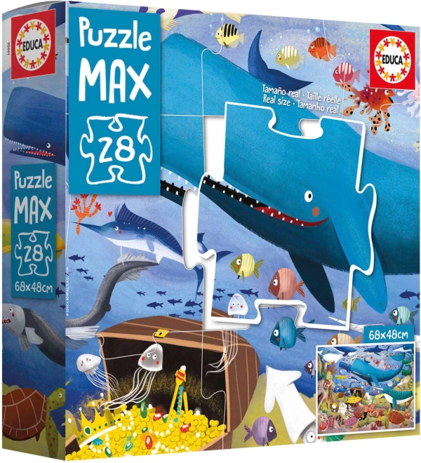 Puzzle Unterwasserwelt 28 Teile