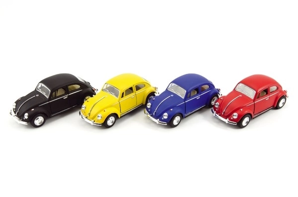 Metallmodell KINSMART VOLKSWAGEN Beetle mit Rückzug, 13 cm