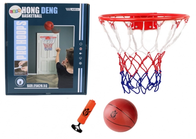 Basketball-Set mit Ball und Pumpe