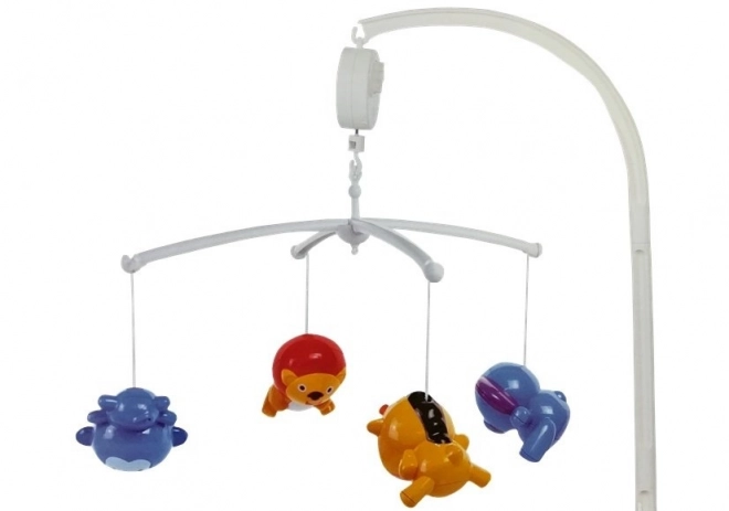 Karussell für Kinderbett Tiere Löwe Elefant Giraffe