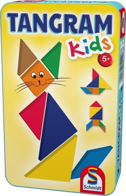 Tangram für Kinder in Metallbox