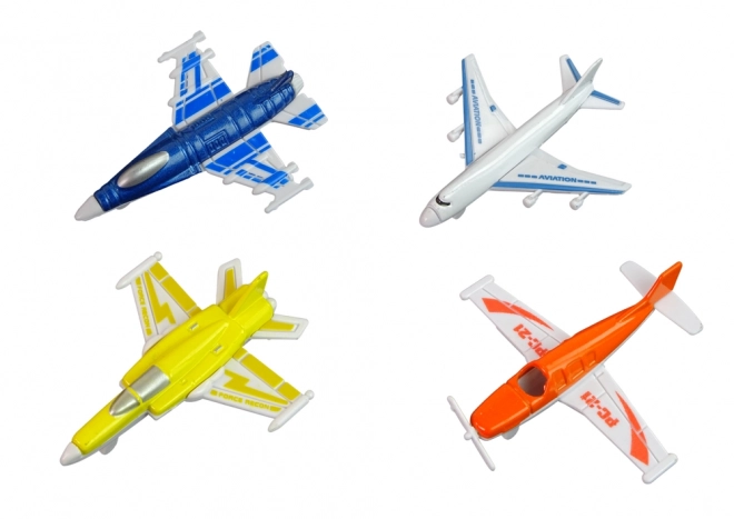 Passagierflugzeug Set 8 Stück
