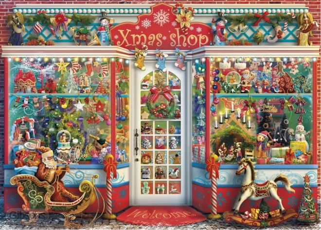 Gibsons Puzzle Weihnachtsvitrine 1000 Teile