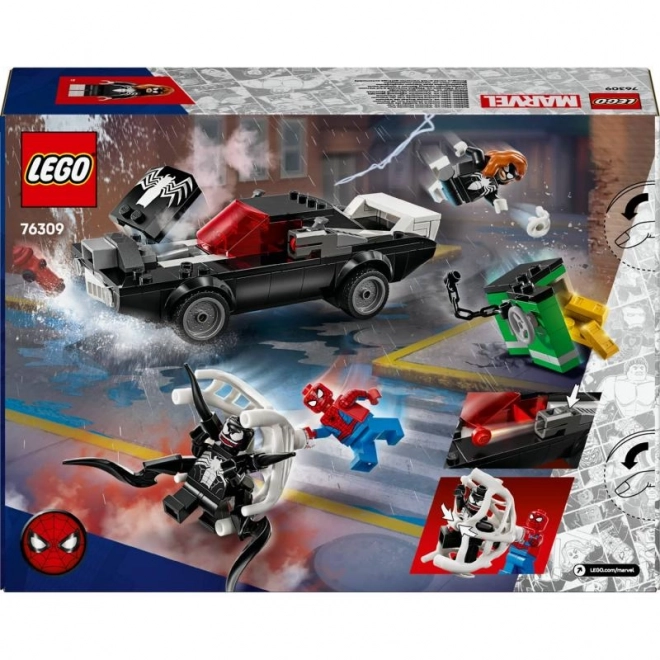 Spider-Man gegen Muskelauto Venom Baukasten