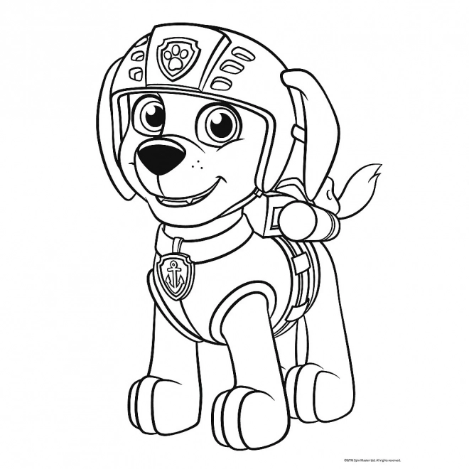 Beidseitiges Puzzle Paw Patrol: Chase, Marshall und Skye Baby Maxi