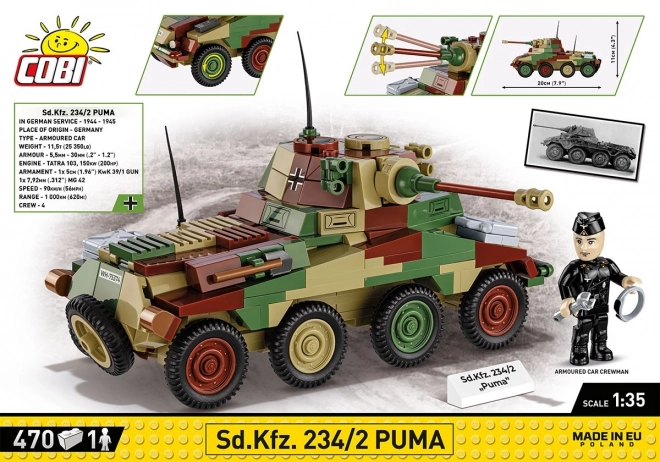 Konstruktionsspielzeug Sd.Kfz. 234/2 Puma