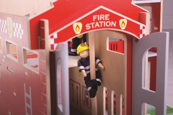 Bigjigs Toys Feuerwehrstation