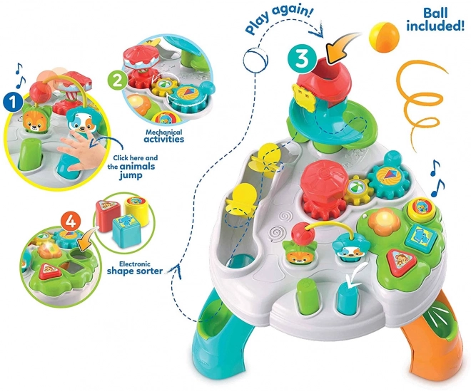 Clementoni Baby Interaktiver Spieltisch Activity Park