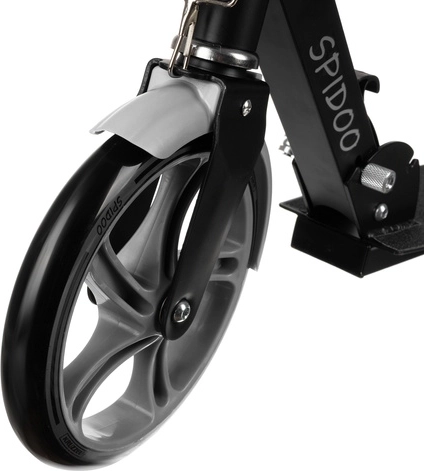 Faltbarer City-Roller für Kinder mit großen Rädern (200 mm) – grau