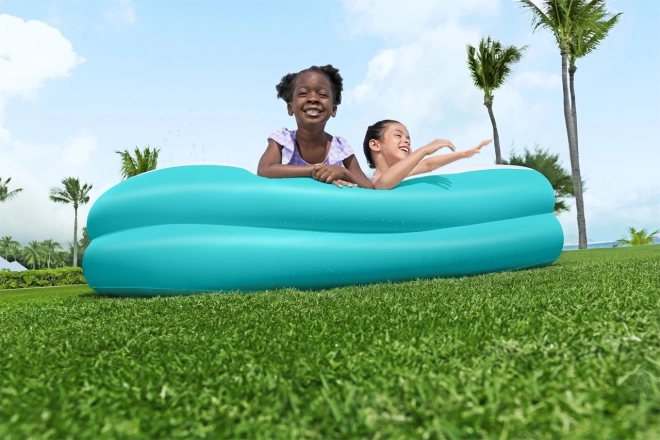 Aufblasbarer Familienpool mit Schwimmendem Getränketisch