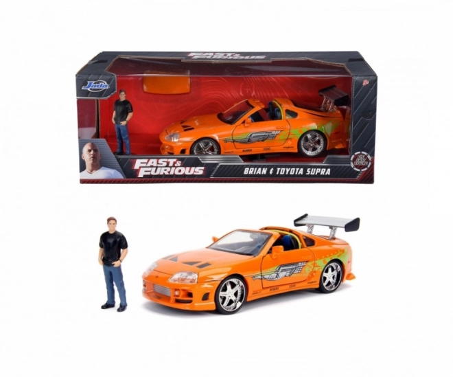 Toyota Supra 1995 Modellauto mit Brian O’Conner Figur