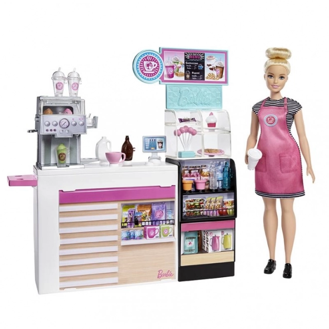 Barbie Café Spielset mit Zubehör