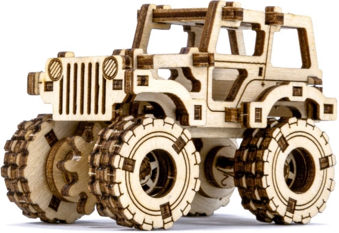 3D Holzpuzzle Superfast Monster Truck