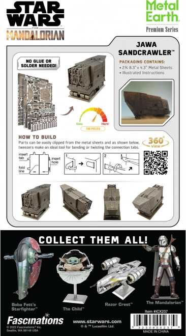 Metal Earth 3D Puzzle Premium Serie: Star Wars Jawa Sandcrawler