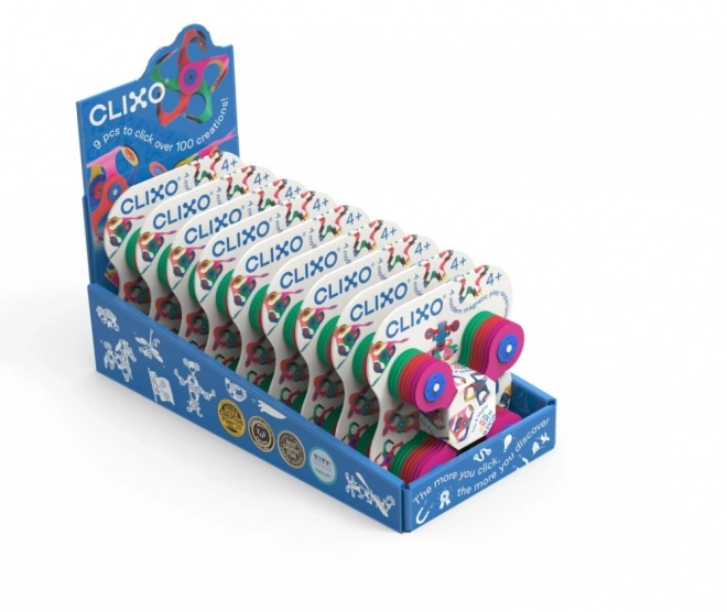 Magnetisches Konstruktionsspielzeug Designer Pack Clixo Schwarz